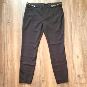 Zara Woman Black ankle pants